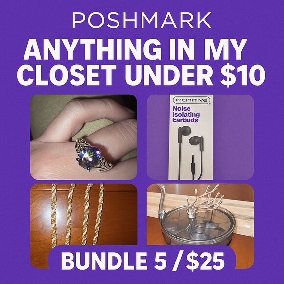 Bundle anything under $10 in my Closet - 5 for $25!!! - Picture 1 of 1